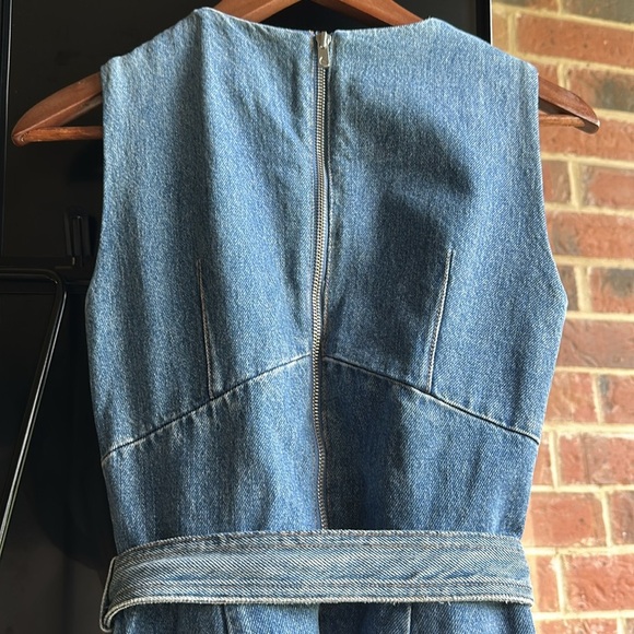 NEW Miss Sixty – Rochie Asymmetrical Denim Dress - Picture 10 of 14